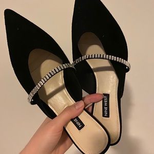 Nine West Aenia Jewel Strap Mules